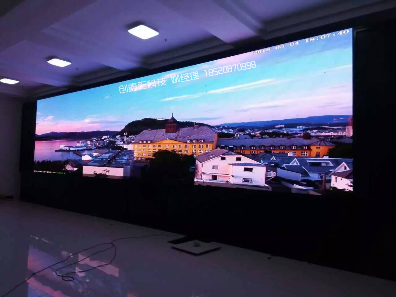 北京航天局35平方_P2.5室内全彩显示屏案例